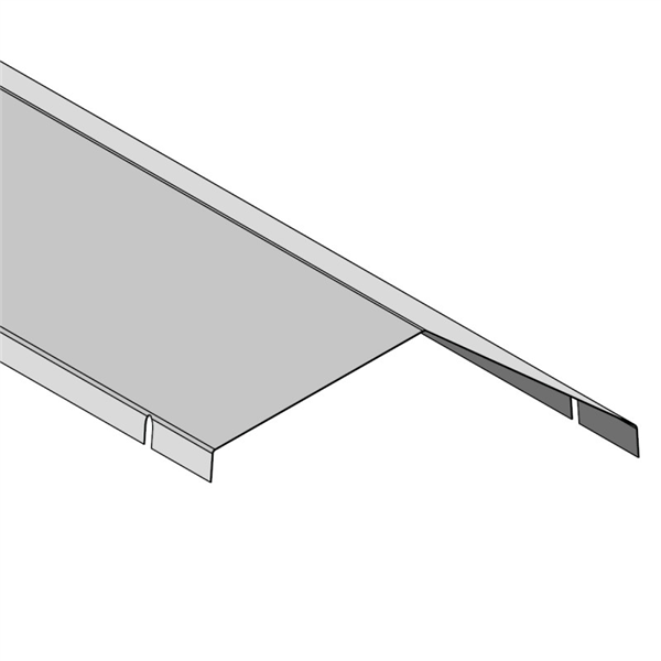 Faitière double crantée pour toiture bac acier Clipeo Couverture Bacacier - Longueur 2,10 M - Nerro