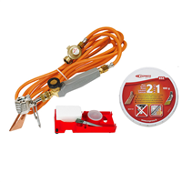 Ensemble fer à souder couvreur Guilbert Express avec pâte à étamer et platine avec pierre ammoniacale