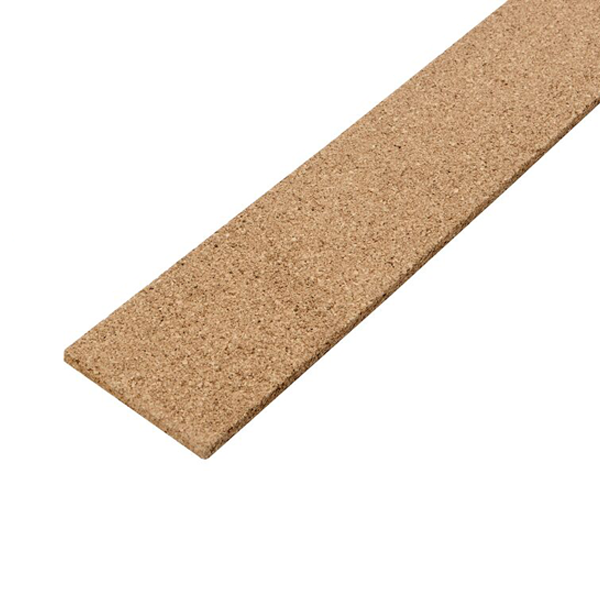 Bande résiliente en liège Biobric - larg. 50 MM x Long. 1,00 M - ép. 10,00 MM - paquet de 12 ml