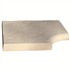 Margelle d'angle plate en pierre reconstituée - Rivagine - 42,5 CM x 30,0 CM - ép.45,00 MM - teinte Écru