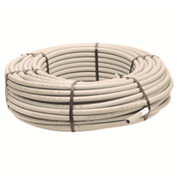 Tube PER-B - Nu Ø10x12 mm - Couronne 240m - Blanc liseré bleu - NF et QB