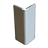 Angle sortant clipsable pour profilé de finition terrasse Jouplast - Haut. 140,00 mm - Gris aluminium