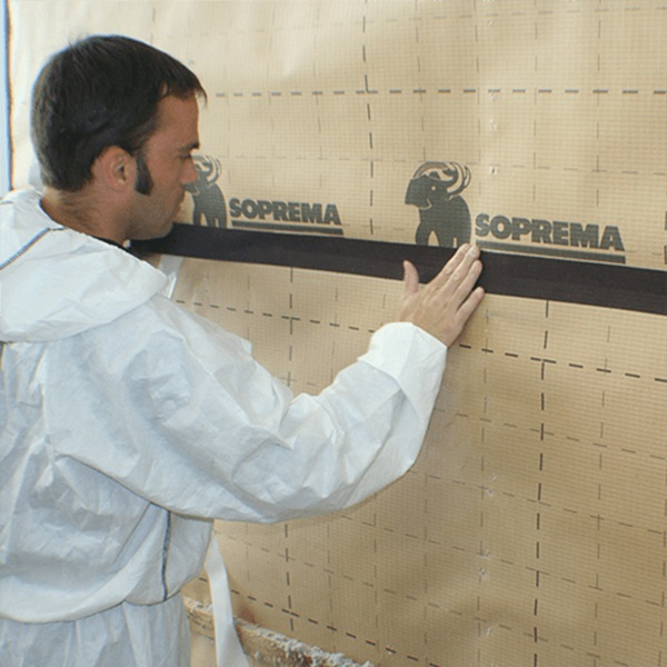 Bande d'étanchéité adhésive Air'Stick - 30 m x 57 mm - Soprema