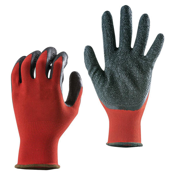 GANTS NYLON ENDUITS LATEX (TAILLE 10)