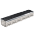 Caniveau béton polymère MEADRAIN SVS 1500 feuillures acier galvanisé avec grille C250 - Largeur 150 mm - Longueur 1 m