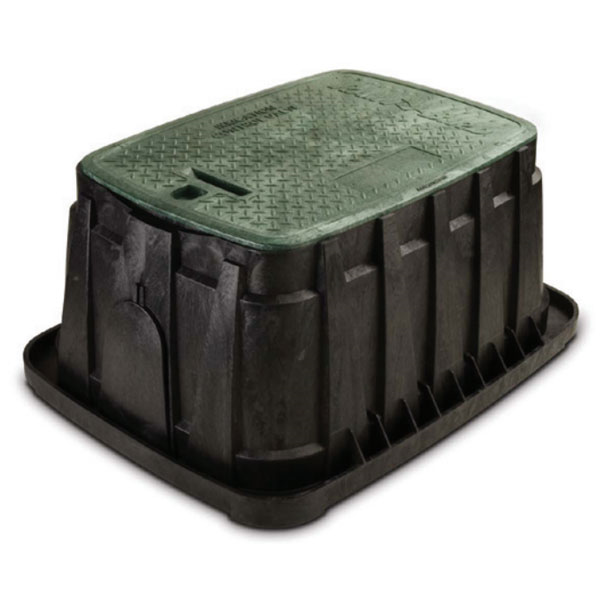 Regard pour arrosage enterré Jumbo - Dimensions du bas 53,30 cm x 70,1 cm