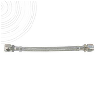 Flexible sanitaire - 2 Raccords bicones tube cuivre Ø14 et Ø10 L: 300mm DN8