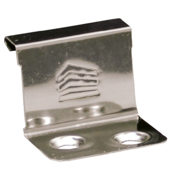 Patte fixe pour fixation de toiture zinc à joints debouts hauteur 25 mm - Inox 17% - Boîte de 100