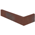 Plaquette d'angle de parement mural en terre cuite lisse Terreal PL12 Biscuit mat - 22 CM x 10,5 CM x 14 / 50 MM