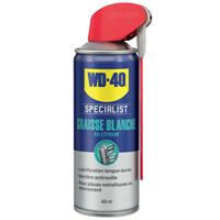 Graisse blanche au Lithium WD-40 Specialist - Spray Double Position - aérosol de 400 ml