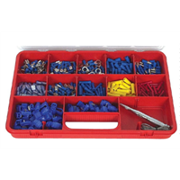 Coffret électricité auto 285 pièces avec testeur 6/12/24 V