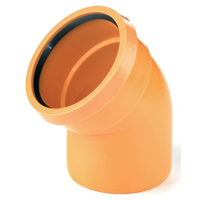 COUDE ASSAINISSEMENT Awadukt PP DN 110 45°avec joints EPDM