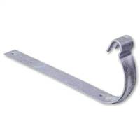 Crochet pour fixation de gouttière havraise - Sur chevron ou volige - Acier - Développé 33 cm