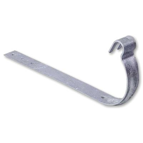 Crochet pour fixation de gouttière havraise - Sur chevron ou volige - Acier - Développé 33 cm