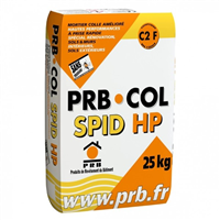Mortier colle carrelage à prise rapide pour intérieur et extérieur - PRB COL SPID HP - sac de 25,0 KG