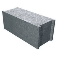 Bloc béton plein allégé Caddac - 500 MM x200 MM x 200 MM - B80