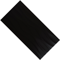 Faïence murale TRENDY WAVE EDILIS - Black - 50 CMx25 CM Ép.7,40 MM