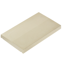 Chapeau de mur plat lisse en béton - Fabemi - 50,0 CM x 30,0 CM - ép. 4,00 CM - Beige