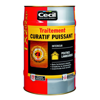 Traitement curatif insecticide puissant bois intérieur TX202 XP Cecil - Incolore - Bidon 25L