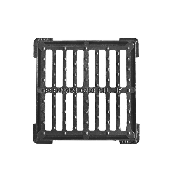 Grille Fonte Plate Avec Cadre 472x472 C250