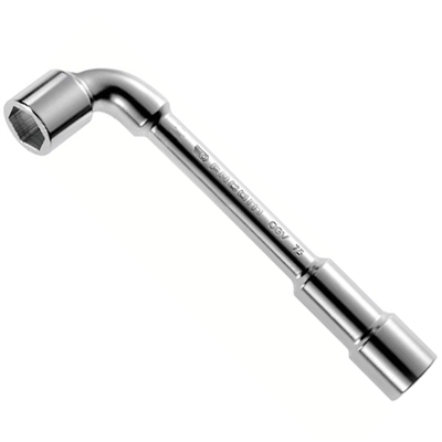 Clé à pipe débouchée 6 x 6 pans métrique Facom diamètre 22 mm