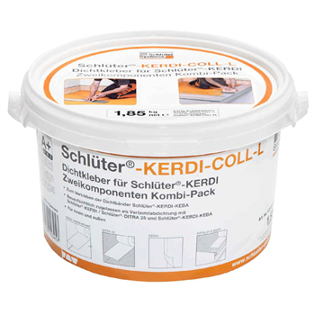 Colle d'étanchéité bi-composant sous carrelage - Schlüter KERDI-COLL-L - pot de 1,9 KG