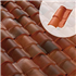 Tuile grand moule du sud en terre cuite - Romane Azur - Vieille terre - 53 x 33 cm