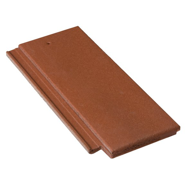 Demi-tuile béton - Innotech - Rouge vieilli - 42 x 18.5 cm