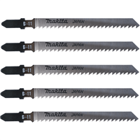 Lame scie sauteuse bois pvc HCS B-11 Makita coupe fine et grossière - Lot de 5