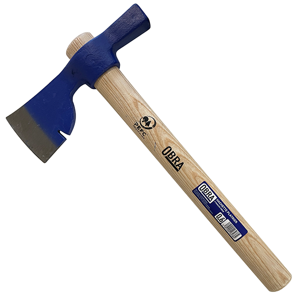 Hachette de plâtrier Obra avec manche 37cm en bois 780g