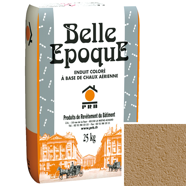 Enduit de parement décoratif à grain moyen PRB Belle Époque - 933 Ténéré - sac de 25 kg