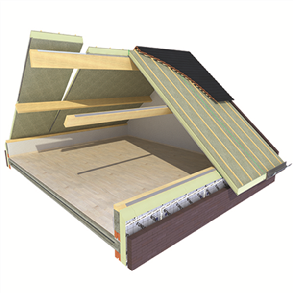 Panneau sandwich USYSTEM Roof SW EASY AIRTIGHT GYP WB / 0,6 Mx3,6 M R 8 m².K/W - Ép. 170 MM