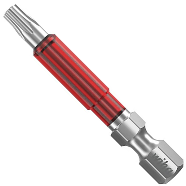 Embout de vissage TY-Bit Wiha 6 pans 1/4" Torx T40 x 49 mm - Boîte de 5