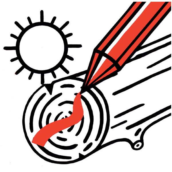 Crayon de maçon ovale Profi 331 Lyra 10H longueur 24 cm