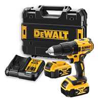 Perceuse visseuse sans fil Dewalt DCD777M2T-QW - En coffret avec 2 batteries XR 18V 4Ah et chargeur