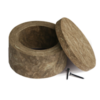 Protecteur thermique pour spot LED encastré - Knauf Spot Protector - H. 150 mm - Ø 248 mm - 4 pièces avec clous de verroullage