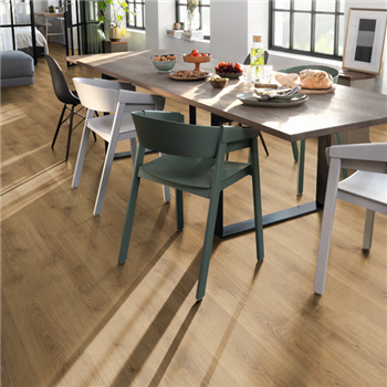 Parquet stratifié Classic 8/32 - Bords droits avec système CLIC it! - 193 x 8 x 1292 mm - Chêne du Nord Naturel
