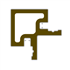 Profil d'angle extérieur pour bardage Ligna Shadow P 9610 - Teck 535 RAL 8024 - Longueur 2,90 m - 36,5 x 36,5 mm