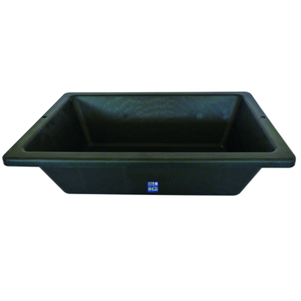 Auge choc Obra pour maçon rectangulaire noir 12 litres