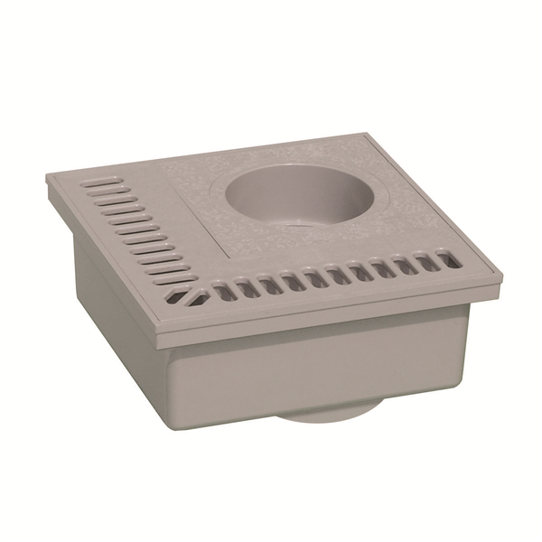 SIPHON DE BALCON 200X200 GRIS