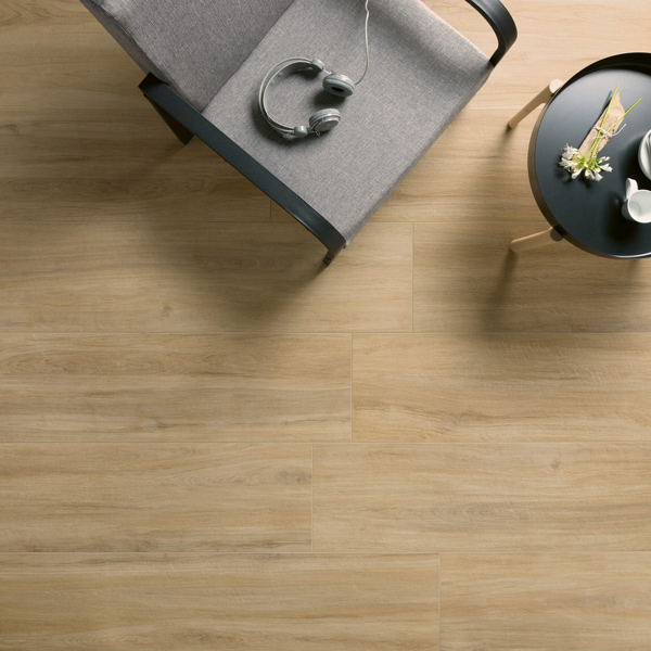 Carrelage sol intérieur effet parquet en grès cérame émaillé - Mywood - 60,4 CM x 20,0 CM - ép. 8,20 MM - Miele