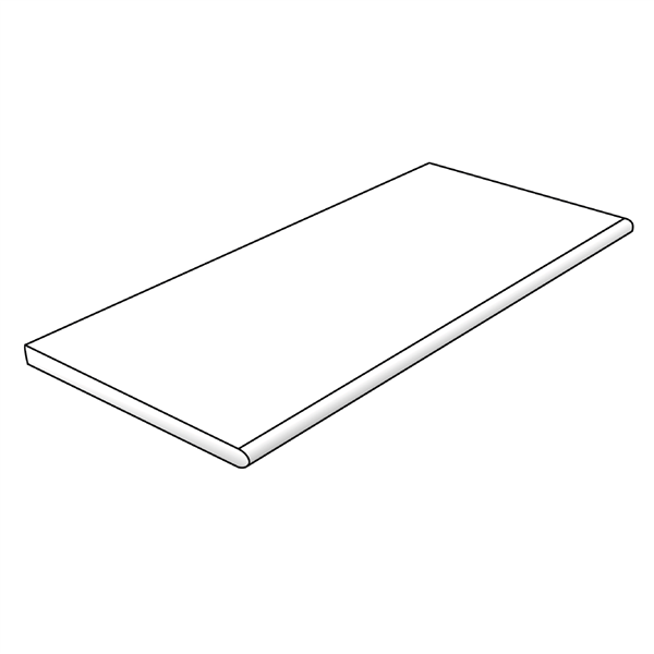 Margelle pour piscine effet pierre en grès cérame rectifié beige - Travertech - 30 x 60 cm - ép. 20 mm