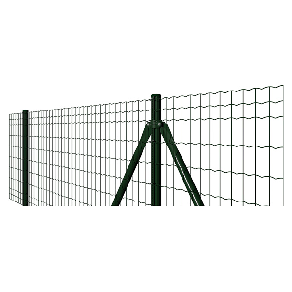 Grillage souple vert 6005 - Jarditor Classic - fil Ø2,50 mm galvanisé et plastifié - maille 100 x 50 mm - 25,00 M x 1,00 M