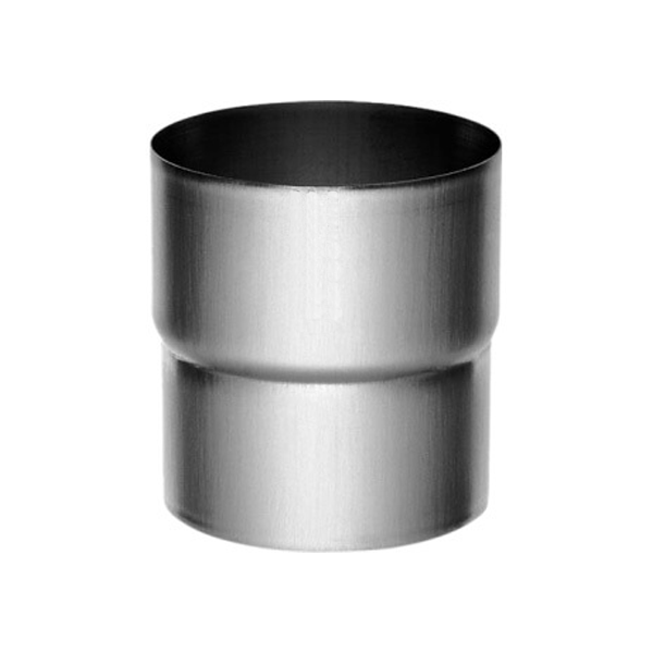 Manchon tulipé en zinc naturel Rheinzink pour tuyau de descente de gouttière de 80 MM