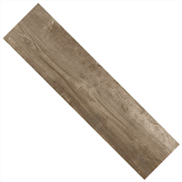 Plinthe de carrelage intérieur en grès cérame émaillé effet bois Living - 45 CM x 8 CM - Marrone