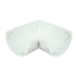 Angle intérieur à 90° Nicoll AIC29 pour gouttière demi-ronde Vodalis LG29 - Techtan Blanc