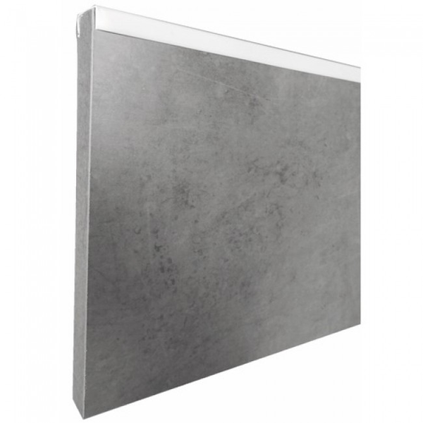 Profil U rigide PVC blanc - pour panneau 19 mm - longueur 2.75 m