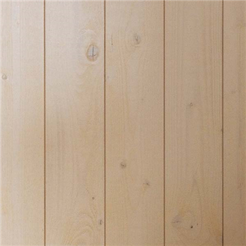 Lambris intérieur en Sapin du Nord scié fin ELOS - Blanc écume - 13,6 CMx1.2 CM - L.2.65 M