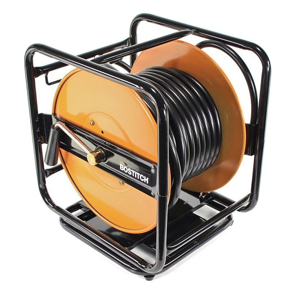 Enrouleur métallique à manivelle avec tuyau air comprimé de 30 m - CPACK30 Bostitch - pression maximale 15 bar
