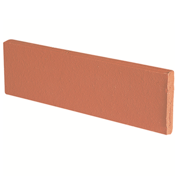 Plaquette de parement mural en terre cuite lisse Terreal Rose - 22 CM x 5 CM - épaisseur 14 MM